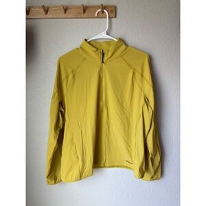 Mountain Hardwear Sunshield Half Zip Pullover Yellow Women's Large NWT